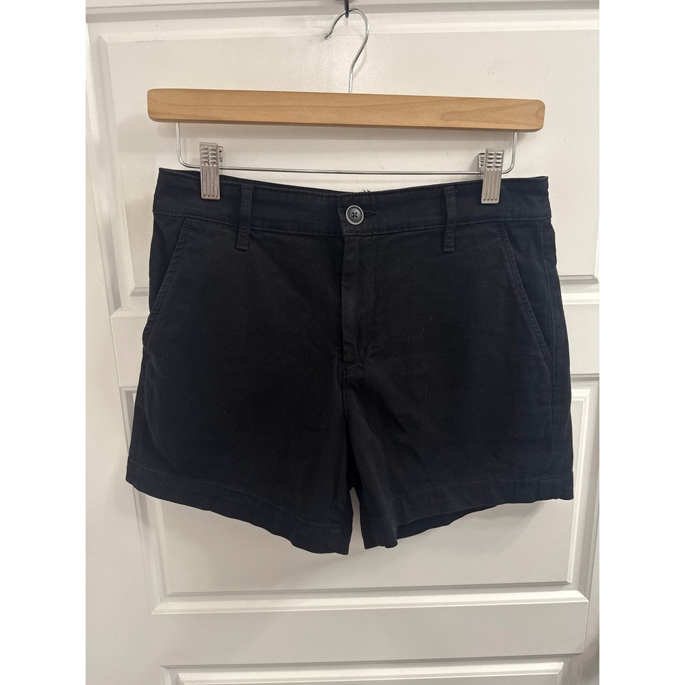 AG Adriano Goldschmied Caden Short Tailored Fit Black Chino Shorts 26